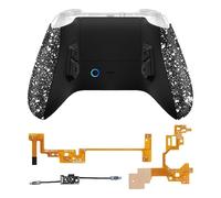 eXtremeRate Victor X Remap Kit para Xbox Series X/S Mando 6 Perfiles Modos & Carcasa Trasera & Rieles Laterales Rediseñados & 4 Botones Traseros para Xbox Core-No Incluye Control(Salpiaduras Blancas)