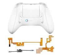 eXtremeRate Victor X Remap Kit para Xbox Series X/S Mando 6 Perfiles Modos & Carcasa Trasera & Rieles Laterales Rediseñados & 4 Botones Traseros para Xbox Core-No Incluye Control(Blanco)