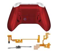 eXtremeRate Victor X Remap Kit para Xbox Series X/S Mando 6 Perfiles Modos & Carcasa Trasera & Rieles Laterales Rediseñados & 4 Botones Traseros para Xbox Core-No Incluye Control(Rojo Escarlata)
