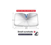 (Extremo abierto pequeño) Parasol para ventana de coche, paraguas, aislamiento térmico, protección solar