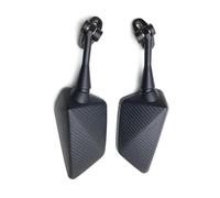 Extremo barra mango Espejo Retrovisor Para Motocicleta Con Apariencia Carbono Para Aprilia GPR125 RS 125 RSV4 Para Espejos RSV4R RSV4 Para Fábrica(Carbono largo)