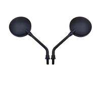 Extremo barra mango Espejos Retrovisores Universales Para Motocicletas 8/10 Mm Estilo Cafe Racer Para Modelos Motos Calle Chopper Y Dirt Bikes(Poste largo negro)