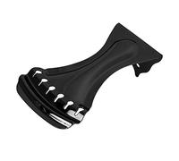 Extremo de Guitarra, Extremo de Puente de Guitarras de Fácil Instalación de 6 Cuerdas para Tocar (BLACK)