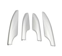 Extremo de la Carcasa del portaequipajes de Techo, para Nissan Patrol Y62 2010-2018, Cubiertas para portaequipajes de Techo, Tapa Protectora de Extremo de riel de Barra de Techo (Plateado)