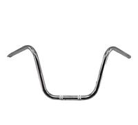 Extremo de Manillar Ajuste para Bobber Chopper Cruiser Dyna Softail volante Retro manillar de motocicleta 22mm barras súper altas 7/8''(Chrome)