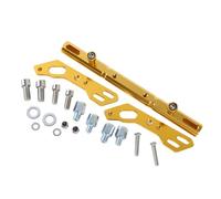 Extremo de Manillar Asiento de espejo para motocicleta, barra de extensión multifuncional, volante cruzado de equilibrio, manillar de bicicleta(Gold -A)