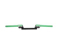 Extremo de Manillar Cinta Universal para manillar de motocicleta, barra transversal ajustable refuerzo, equilibrio para Scooters, ciclomotores, reajuste Motocross(Green)