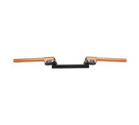 Extremo de Manillar Cinta Universal para manillar de motocicleta, barra transversal ajustable refuerzo, equilibrio para Scooters, ciclomotores, reajuste Motocross(Orange)
