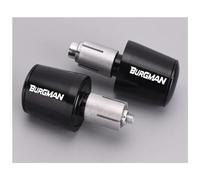 Extremo De Manillar De Motocicleta De 7/8 "y 22mm, Tapas De Tapones De Manillar De Aluminio CNC Para SUZUKI BURGMAN AN125 AN200 AN250 AN400 AN 650 650(Black)