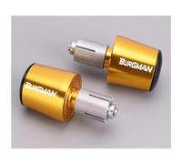 Extremo De Manillar De Motocicleta De 7/8 "y 22mm, Tapas De Tapones De Manillar De Aluminio CNC Para SUZUKI BURGMAN AN125 AN200 AN250 AN400 AN 650 650(Gold)