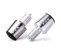 Extremo De Manillar De Motocicleta, Extremos De Manillar, Tapa De Agarre, Tapón Deslizante, Cubierta De Contrapeso Para FZX 150 250 700 750(Silver)