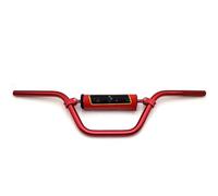 Extremo de Manillar Manillar de 4 colores de 22mm, barra de manillar de 7/8 ", motocicleta, Motocross, Moto para Dirt Pit Bike, Motor ATV, aleación de aluminio(Red)