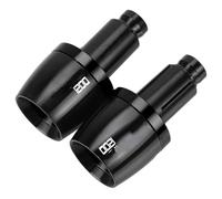 Extremo de Manillar Tapa CNC Aluminio Tapa del Extremo del vástago del Manillar, tapón de contrapeso, Deslizador, Compatible con DU&CA&TI, Compatible con Multistrada 1200 2010-2016(Black)