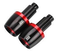 Extremo de Manillar Tapa CNC Aluminio Tapa del Extremo del vástago del Manillar, tapón de contrapeso, Deslizador, Compatible con DU&CA&TI, Compatible con Multistrada 1200 2010-2016(Red)