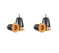 Extremo del manillar de bicicleta de aleación de aluminio con bloqueo de expansión para un ajuste seguro, diseñado para evitar la entrada de suciedad y añadir detalles elegantes a varios tipos de