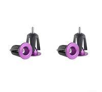 Extremo del manillar de bicicleta de aleación de aluminio con bloqueo de expansión para un ajuste seguro, diseñado para evitar la entrada de suciedad y añadir detalles elegantes a varios tipos de