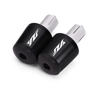 Extremo Del Manillar De La Motocicleta CNC 7/8 "22mm Extremos De La Barra De La Manija Tapones Para YZF R3 R25 R6 R1 R125 250 YZFR3 YZFR6 YZFR1 YZFR125(Black)