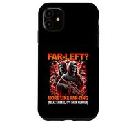 Extremo Izquierdo más como tirarse Pedos Divertido Esqueleto Duro Meme Bootleg Carcasa para iPhone 11