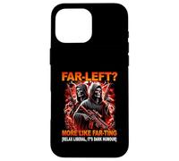 Extremo Izquierdo más como tirarse Pedos Divertido Esqueleto Duro Meme Bootleg Carcasa para iPhone 16 Pro MAX