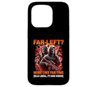Extremo Izquierdo más como tirarse Pedos Divertido Esqueleto Duro Meme Bootleg Carcasa para iPhone 15 Pro