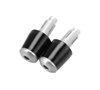 Extremo Manillar Contrapesos Extremo Manillar Motocicleta 7/8'' 22MM Tapas Puños De Manillar para VFR 450 750 800 800X 1200F VFR750F VFR800F VFR1200F(Negro Plata)
