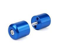 Extremo Manillar Motocicleta Tapones Manillar Motocicleta para Suzuki GSX-R 600 750 GSXR 1000 Puños Contrapesos Y Deslizadores(Azul)