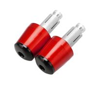 Extremo Manillar para TMAX530 para TMAX500 para TMAX 500 530 2001-2007 Empuñaduras Manillar Motocicletas Tapa Peso Piezas Tapón Silenciador Antivibración Extremos(Rojo Negro)