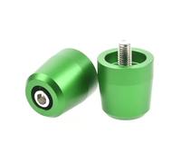 Extremo Manillar para Z750 Z750R Z800 Z900 Z1000 ER6N/F Puños De Manillar Tapa De Extremos Manillar Cubierta Deslizante CNC Motocicleta(Verde)