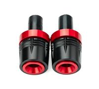 Extremos Barra Manillar Moto Tapones para Suzuki GSX-R 600 750 1000 | Para Suzuki GSX-R 600 750 1000 GSX-R 250 125 150 Tapones extremo manillar(ROJO)