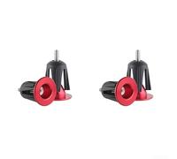 Extremos de barra de aleación de aluminio para bicicleta, manillar colorido con bloqueo de expansión, ajuste seguro a prueba de polvo para bicicleta de montaña de carretera, ciclismo elegante (rojo)
