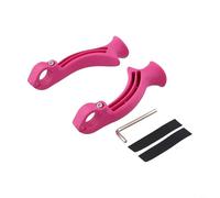 Extremos de barra de bicicleta, 1 par, empuñaduras interiores para manillar MTB 21.8-22.2 mm, ajuste ergonómico multiángulo, nailon ligero para una conducción cómoda (rosa)