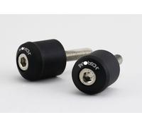 Extremos de barra de espejo PROTECH para aluminio eloxizado Kawasaki negro, negro