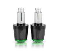 Extremos De Barra De Manillar Para Motocicleta(Black-green)