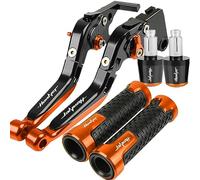 Extremos de empuñaduras de Manillar de Palanca de Freno y Embrague de Motocicleta compatibles con CB600F, CB599, Hornet (2007-2013, 2008, 2009, 2010, 2011 y 2012)(CB599 CB600F 07-13-15)