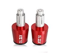 Extremos De Manillar De Motocicleta Para XTZ 750 XTZ750 SUPER TENERE 1989-1996 22MM Manillar Grips Cap Anti Vibration Silder Plugs(Red-black1)