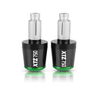 Extremos De Manillar De Motocicleta Para XTZ 750 XTZ750 SUPER TENERE 1989-1996 22MM Manillar Grips Cap Anti Vibration Silder Plugs(Black-green1)