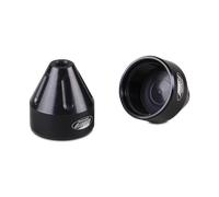 Extremos de Manillar RDMOTO Cone Plateado Plateado