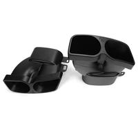 Extremos de tubo para escape de coche Un Par De Terminales Escape Silenciador Puntas Parachoques Trasero Tubo Trasero Para BENZ Para Clase CES W204 W205 Para W212 W222 W207 Garganta Cola