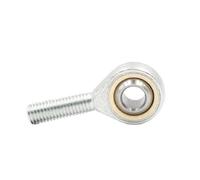 Extremos de varilla con rodamiento de bolas 1 pieza de junta bola ojo pez mano derecha, rodamiento extremo varilla rosca macho M4 M5 M6 M8 M10, roscada externa(M6)