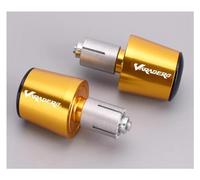Extremos del Manillar Empuñadura De Moto, Empuñadura De Manillar, Tapón Antivibración para HON&DA Varadero XL1000 Varadero XL1000 125(Gold)