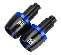 Extremos del Manillar para Ducati Multistrada1200 2010-2016 2015 2014 Tapa De Manillar Universal para Motocicleta, Tapón Contrapeso Deslizante(BLU)