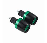 Extremos del Manillar para Lambretta G350 X300 G 350 X 300 2025 Contrapesos para Manillar Puños De Tapón(Vert)