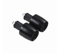 Extremos del Manillar para Lambretta G350 X300 G 350 X 300 2025 Contrapesos para Manillar Puños De Tapón(Nero)