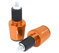 Extremos del Manillar para Suzuki GSF 250 600 600S 650 650S 650N 1200 1250 para Bandit Puños Universales para Manillar Motocicleta De 7/8" 22 Mm Tapón para Extremo del(Orange)