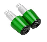 Extremos del Manillar para Suzuki para Bandit 1200 1250 250 400 650 GSF650 Accesorios para Motocicletas: Puños Y Tapas De Manillar(Green Black)