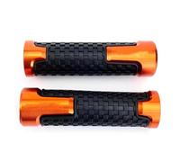 Extremos Mango Motocicleta 7/8'' 22mm Empuñaduras De Barra De Mano para Suzuki para Boulevard M109R 109R M109 Tapón Extremo Tapa Manillar(Naranja)