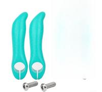 Extremos Manillar Ajustables Ergonómicos para MTB 2 Pcs | Ángulo ajustable, reduce fatiga muñeca, confort largo recorrido, ergonómico, 2 unidades
