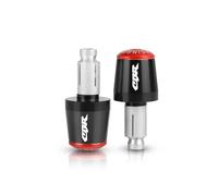 Extremos Manillar Para CBR 600 900 929 954 RR 1000 1100 599 919 CBR600 F1 F2 F3 2023 2024 Puños De Manillar De Motocicleta Tapones Extremo Tapa Manillar Topes De Manubrios Para Moto(Black red)