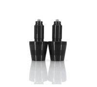 Extremos puños Manillar Contrapesos Extremos De Manillar De Motocicleta para Triumph para Speed Triple 1050 1200 RS para Daytona 675 94 94R RR 1200RR 1200RS(Negro-b)