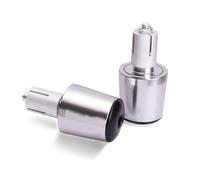 Extremos puños Manillar para Tracer7 para Tracer9 900 700 7 9 GT Manillar Motocicleta Puños Extremos Barra Deslizador Pesos Vibración Tapón Deslizadores De Manillar(Plata)